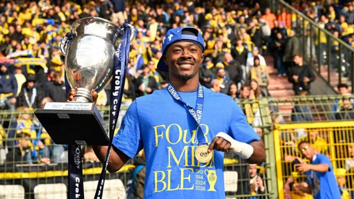 Royale Union Saint-Gilloise player Mohammed Fuseini is recovering after being robbed in Brussels on the weekend. Tomas Sisk / Photonews via Getty ImagesRoyale Union Saint-Gilloise player Mohammed Fuseini is recovering after being robbed in Brussels on the weekend. Tomas Sisk / Photonews via Getty Images