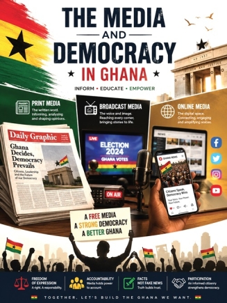 A mixture of print and electronic media