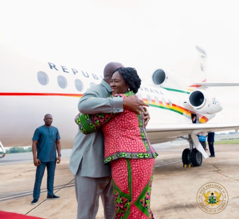 Veep welcomes President Mahama back to Accra after successful visits to the United Kingdom and Belarus