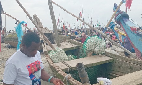 Fisherfolk say the sea has become less generous Fisherfolk say the sea has become less generous