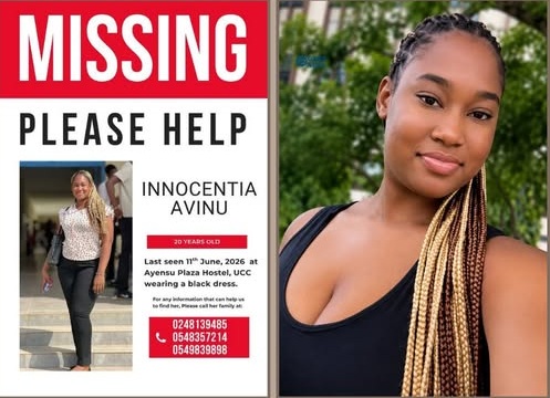 Missing University of Cape Coast student found dead on the beach