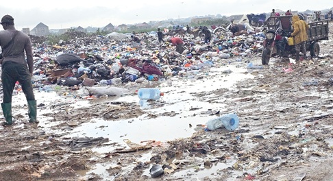The dumping site at McCarthy Hill which receives refuse collected from homes, markets and businesses throughout the capital. Pictures: DOUGLAS ANANE-FRIMPONG The dumping site at McCarthy Hill which receives refuse collected from homes, markets and businesses throughout the capital. Pictures: DOUGLAS ANANE-FRIMPONG