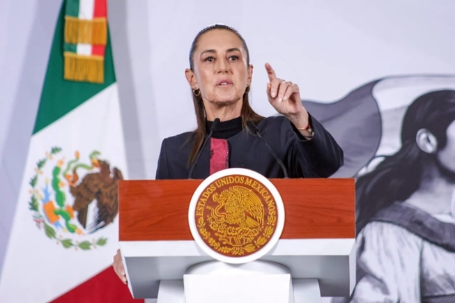 President of Mexico, Claudia Sheinbaum Pardo speaks during the daily morning briefing at Palacio Nacional on June 09, 2026 in Mexico City, Mexico. Mariana Maytorena/ObturadorMX/Getty Images