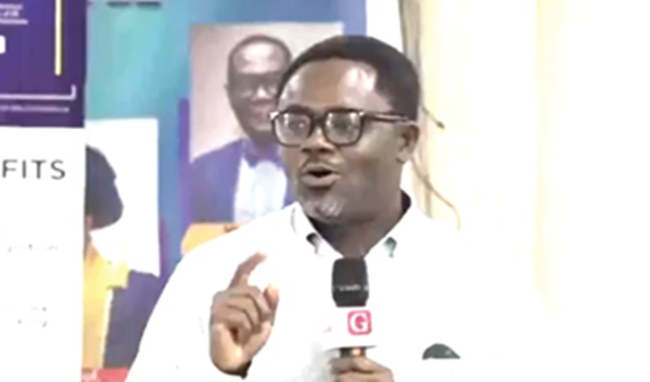 Abeku Gyan-Quansah, Senior Tax Partner at PwC Ghana, speaking at the launch
