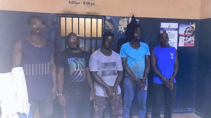 Police arrest six over warehouse robberies in Tema, recover stolen rice and fertilizers