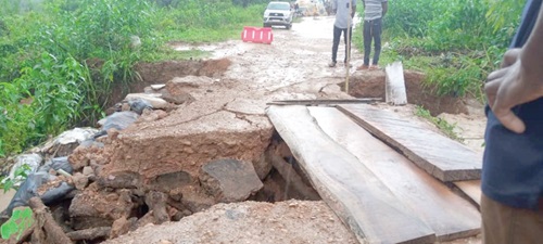 Some of the roads in the district are in very deplorable state