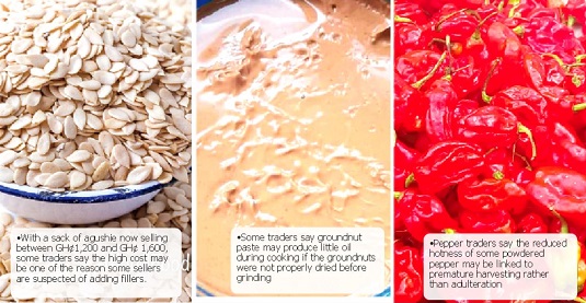 Consumers question quality of agushie, pepper and groundnut paste
