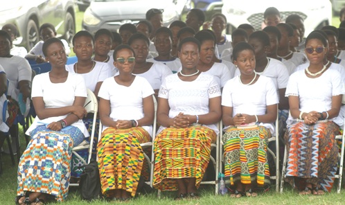 Students at the 76th speech and prize-giving day