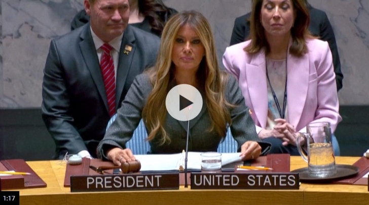 Melania Trump honours killed US troops in UN meeting on children in conflict