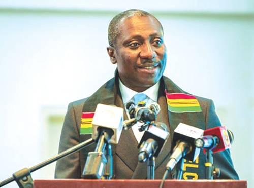 Alexander Afenyo-Markin centred his lecture on property-owning ideology