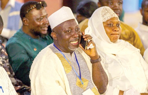 Baba Jamal won the polls convincingly. Pictures: Caleb Vanderpuye