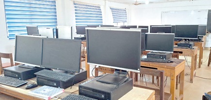 The new ICT Laboratory initiated by the school