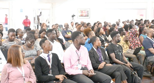 Some prospective students at the event