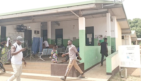 Front view of the Koandai District  Hospital