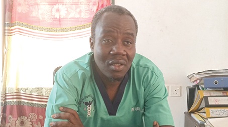 Dr Abdul Aziz Hudu, Medical Superintendent of Kpandai District Hospital 