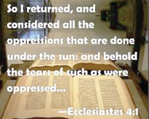 A leader reflects on things he sees around him