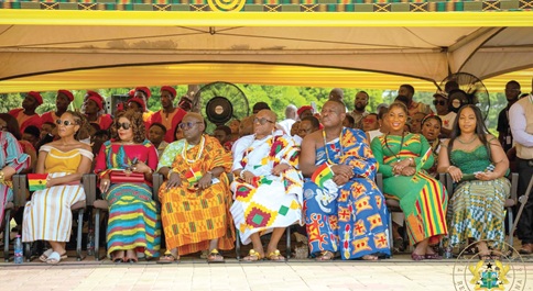 Some traditional leaders and guests at the Jubilee House
