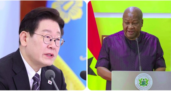 President Mahama in South Korea, scheduled for talks with President Myung on Wednesday