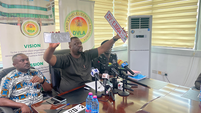 DVLA uncovers GH¢12.5 million fake DV plate network; five suspects remanded