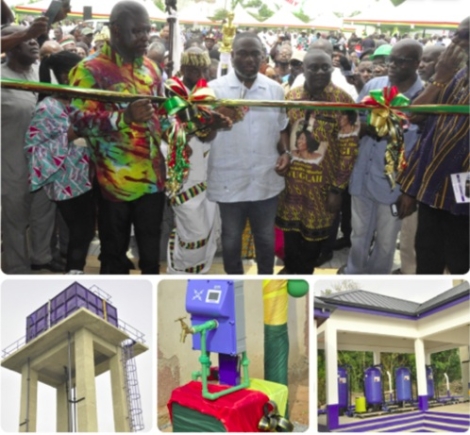 Anyako, Seva get potable water after 20 years as GH¢9.9m water system is inaugurated
