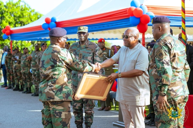 Ghana Armed Forces honoured after hurricane reconstruction mission in Jamaica