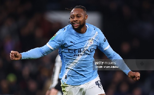 Antoine Semenyo was voted the Best Player for February