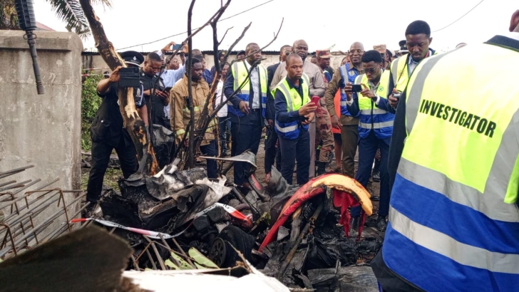 Tema aircraft crash: Investigators to remove wreckage on Tuesday as probe begins