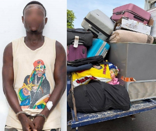 Police arrest Spintex burglary suspect, recover $22,000 cash and valuables