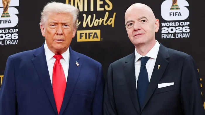 US President Donald Trump was awarded the Fifa Peace Prize in December 2025