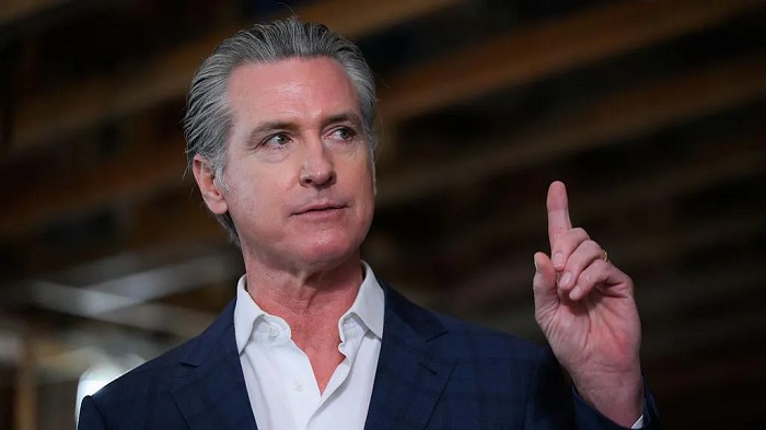 Newsom is a potential Democratic White House contender