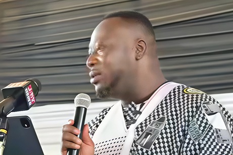 George Opare Addo, Minister, Youth Development and Empowerment, speaking at the event