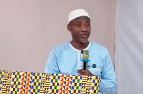 Dr Haruna Zagoon-Sayeed, Senior Lecturer, Department of the Study of Religions, University of Ghana, Legon,  delivering the lecture