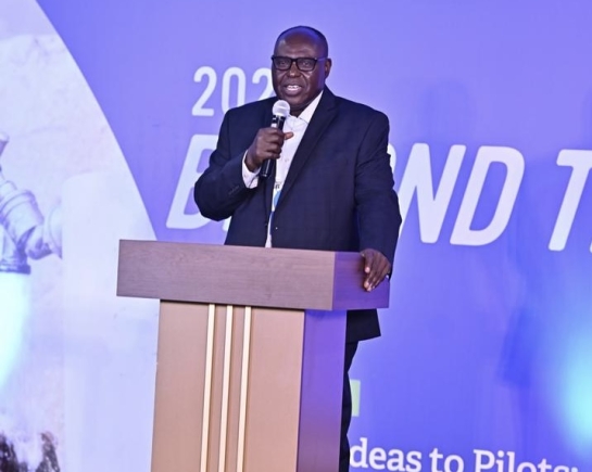 Mr Charles Nimako, Ghana Country Director of Safe Water Network, addressing participants at the 16th Beyond the Pipe Forum