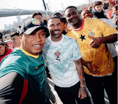Asamoah Gyan, other African stars present as PUMA unveils World Cup kits in New York