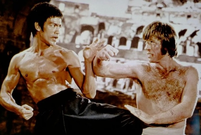 Chuck Norris fought Bruce Lee in 1972's The Way of the Dragon