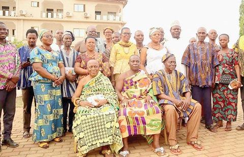 Chiefs from the three groups and their representatives at the meeting