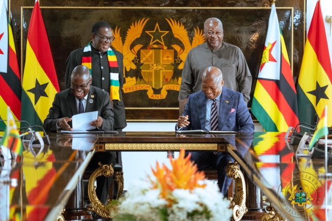 See the list of 10 MoUs Ghana has signed with Zimbabwe