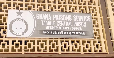 Front view of the Tamale Central Prision