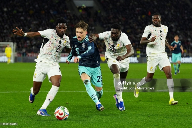 Black Stars slump to fourth straight defeat after late Germany winner