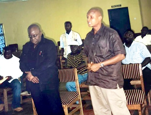 This was when I was campaigning for him to be flag bearer in 2008