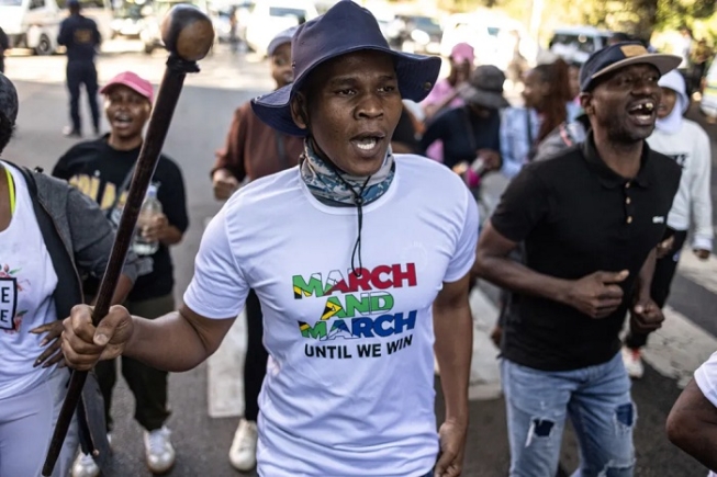 A "March and March" demonstration in Johannesburg in April called for all illegal foreign immigrants to leave the country