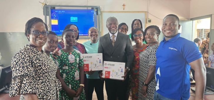 Kwesimintsim MP, Hon. Philip Buckman visits a Telecel Digitech Academy school in his constituency ahead of the cohort 4 commencement.