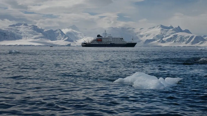 MV Hondius during a trip from Argentina to Antarctica via South Georgia in November 2021