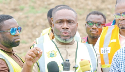 Kenneth Gilbert Adjei, Minister of Works, Housing and Water Resources.  Picture: ELVIS NII NOI DOWUONA