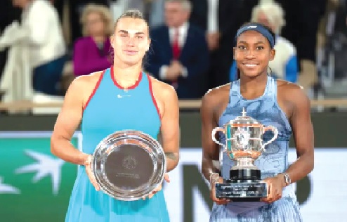 Aryna Sabalenka (left) and Coco Gauff are demanding bigger prize money 