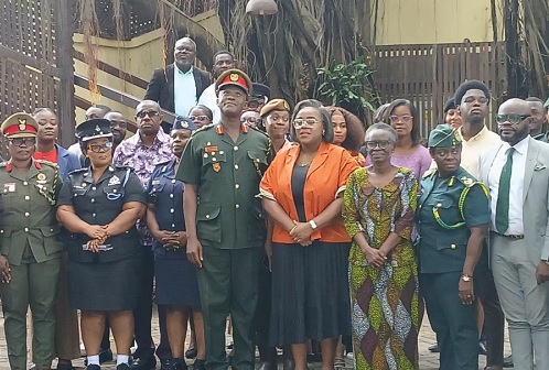 Participants in the strategic engagement between state security and media practitioners, after the opening session