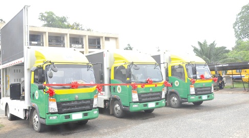 The communication vans