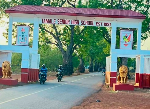 Front view of Tamale Serior High School