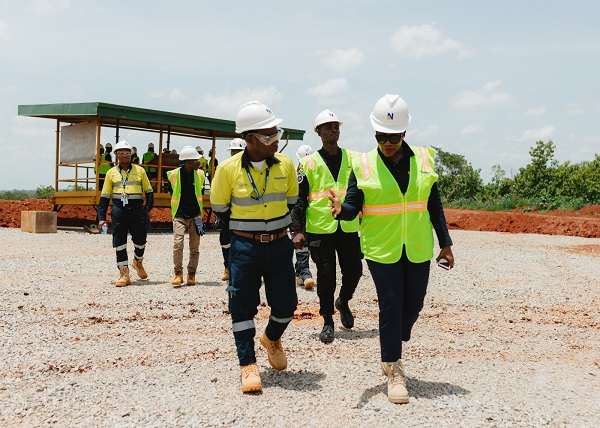 MIIF delegation visits Newmont Ahafo North Mine