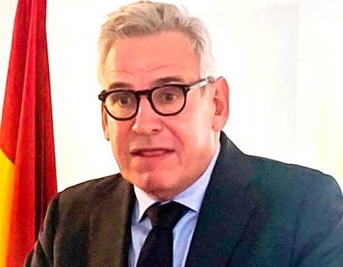 Rune Skinnebach, EU Ambassador to Ghana, launching the European Union month.